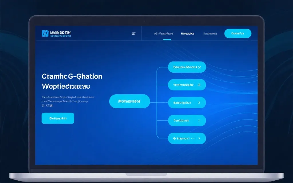 官网导航结构示意